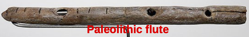 Paleolithic flutes refers to ancient musical instruments. Believed to ...